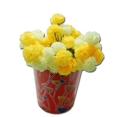 "Flower Bunches in a Bin - Click here to View more details about this Product